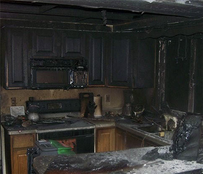 fire damaged home 